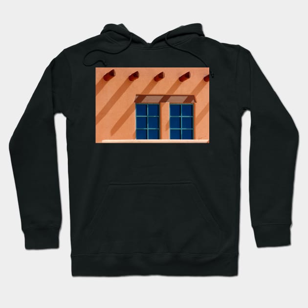 Windows Blue ~ New Mexico Style Hoodie by VKPelham